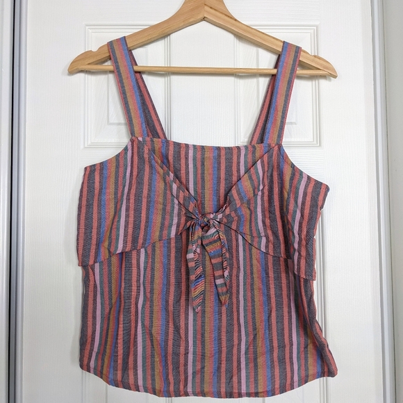 Madewell cami in rainbow stripe - Picture 2 of 6